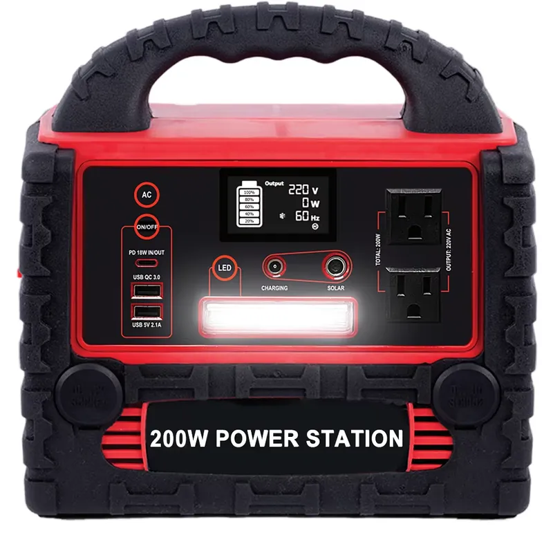 Outdoor Usb Power Outlet - Générateur solaire portable, station d'alimentation pour