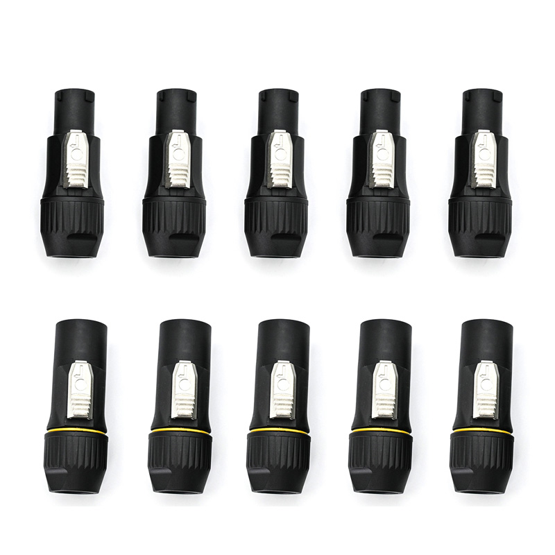 Outdoor Power Socket With Lock - 10 connecteurs Powercon étanches mâle/femelle pour