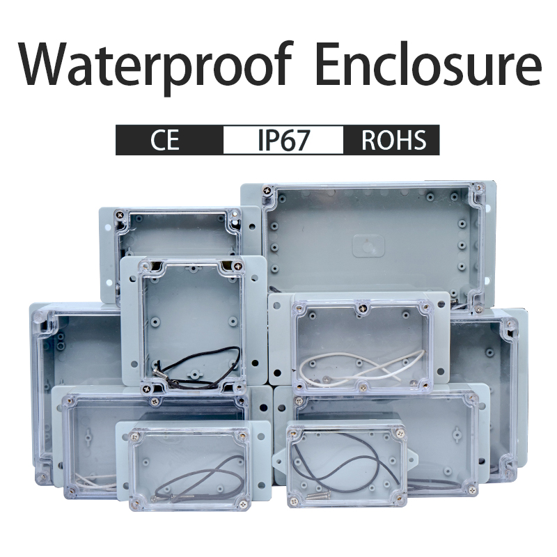 Outdoor Power Board Box - Boîte transparente en plastique IP67, boîtier