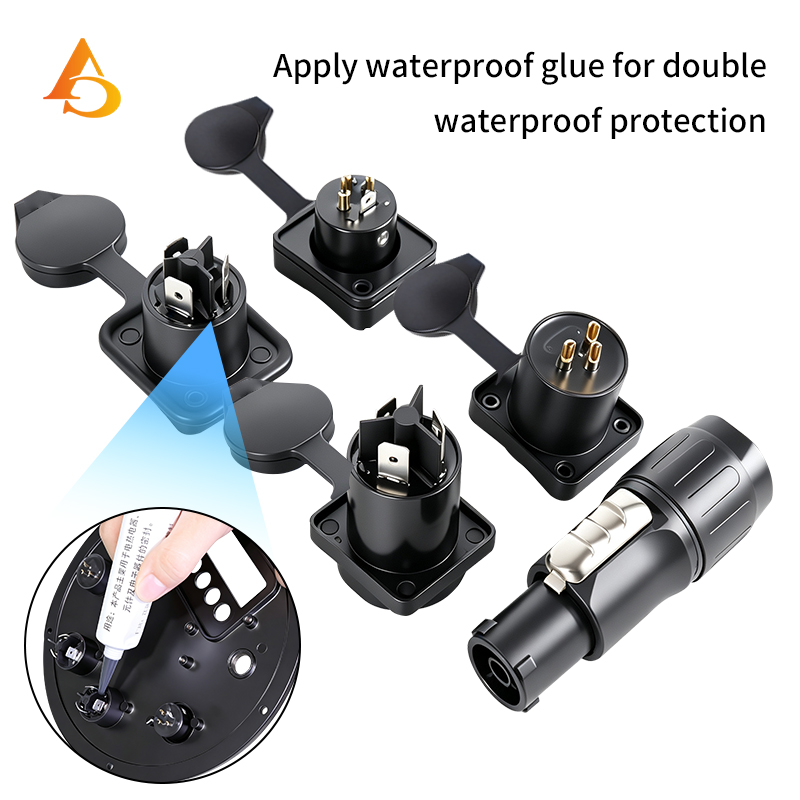 Lot de 10 connecteurs d'alimen - Outdoor Power Socket With Lock avis et prix