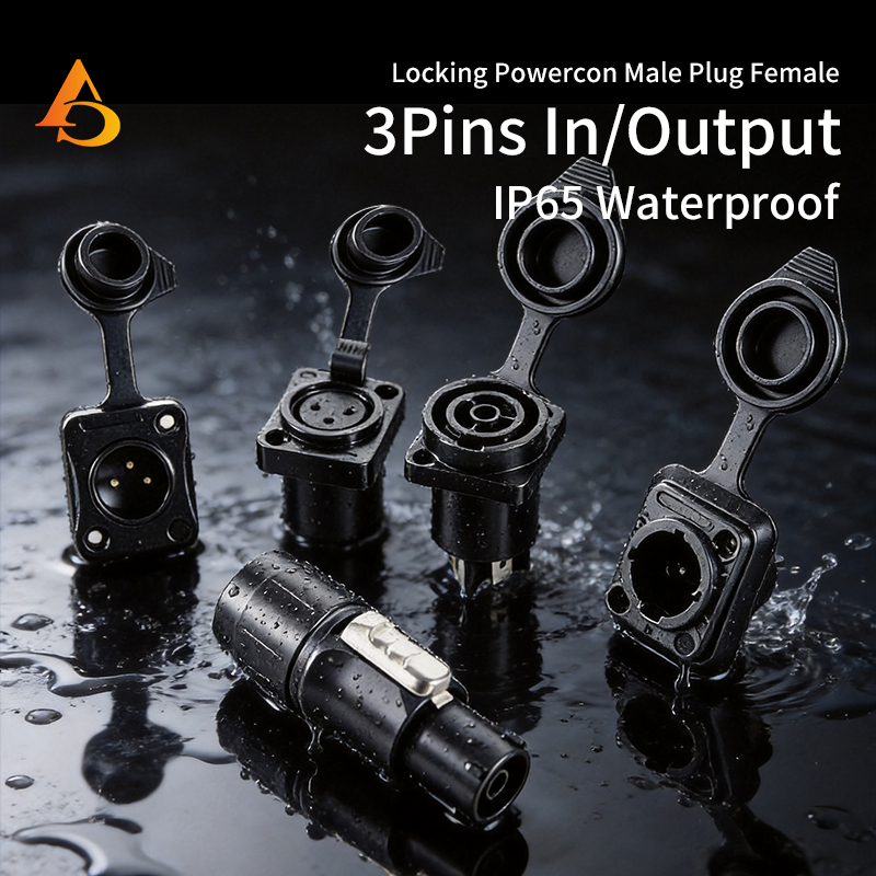Lot de 10 connecteurs d'alimen - Outdoor Power Socket With Lock avis et prix